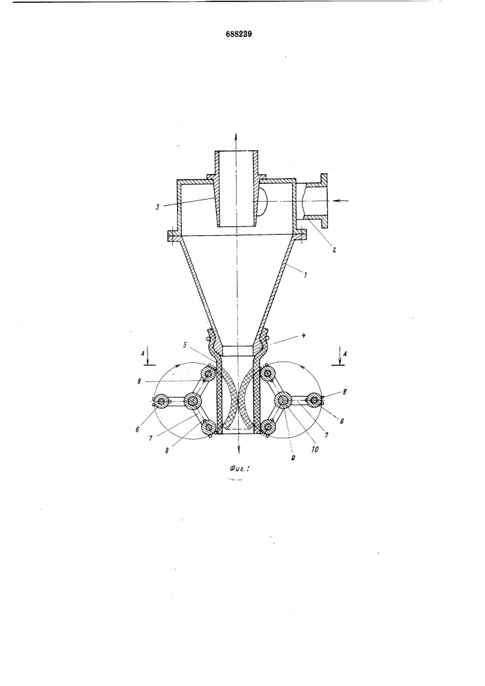 Гидроциклон (патент 688239)