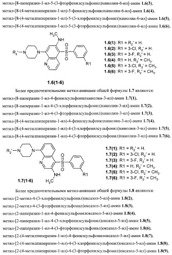 Замещенные метил-амины, антагонисты серотониновых 5-ht6 рецепторов, способы получения и применения (патент 2443697)