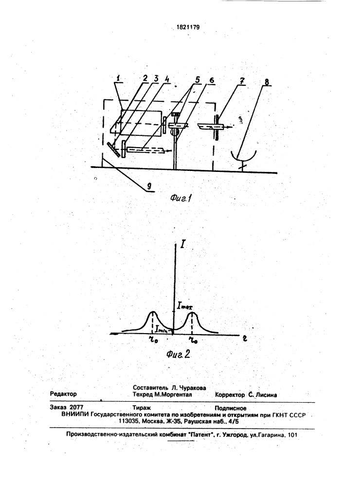 Устройство для лазерной стимуляции зрения человека (патент 1821179)