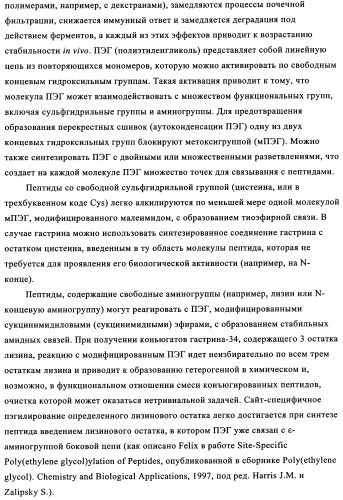 Композиции и лекарственные формы на основе гастрина, методы применения и получения (патент 2350351)