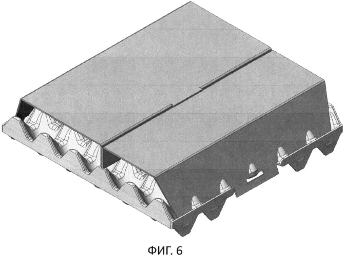 Крышка для упаковки яиц в бугорчатой прокладке и упаковка для яиц с такой крышкой (патент 2507144)