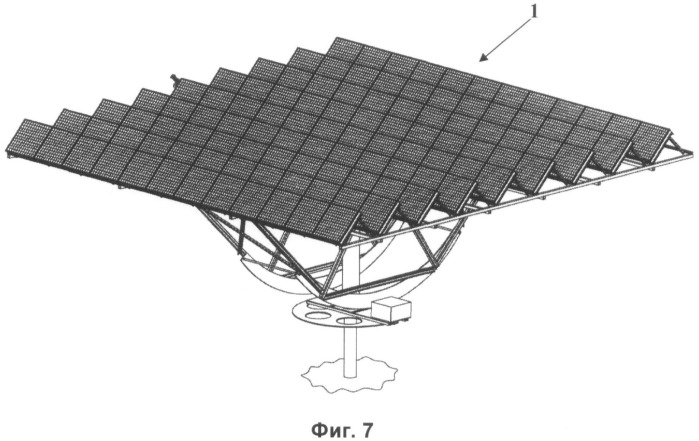 Конструкция системы концентраторных фотоэлектрических установок (патент 2474927)