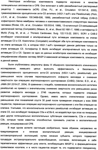 Способ лечения заболеваний, связанных с masp-2-зависимой активацией комплемента (варианты) (патент 2484097)