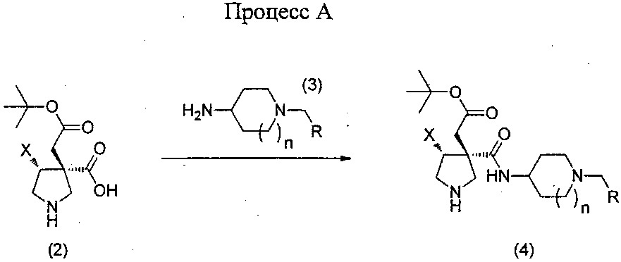 Производное пирролидин-3-илуксусной кислоты (патент 2615135)