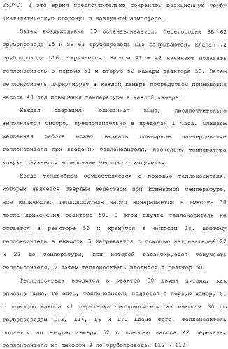 Многотрубный реактор, способ каталитического окисления в паровой фазе с использованием многотрубного реактора и способ пуска многотрубного реактора (патент 2309794)