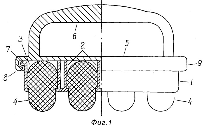 Массажер-17 (патент 2268027)