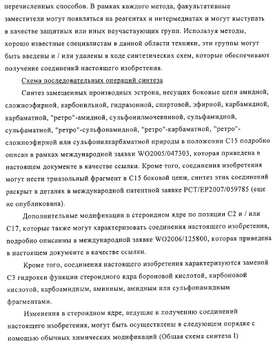 Замещенные производные эстратриена как ингибиторы 17бета hsd (патент 2453554)