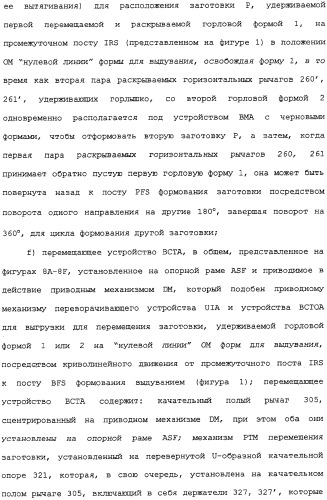 Способ и машина для производства полых стеклянных изделий (патент 2307077)