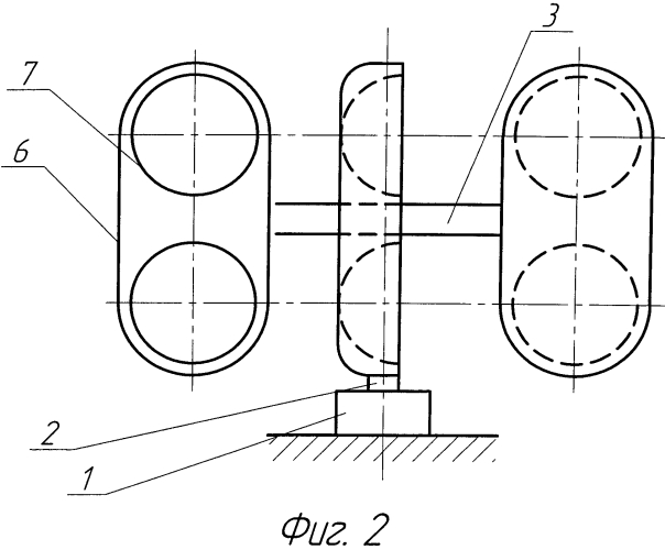 Вертикальный ветродвигатель (патент 2569468)