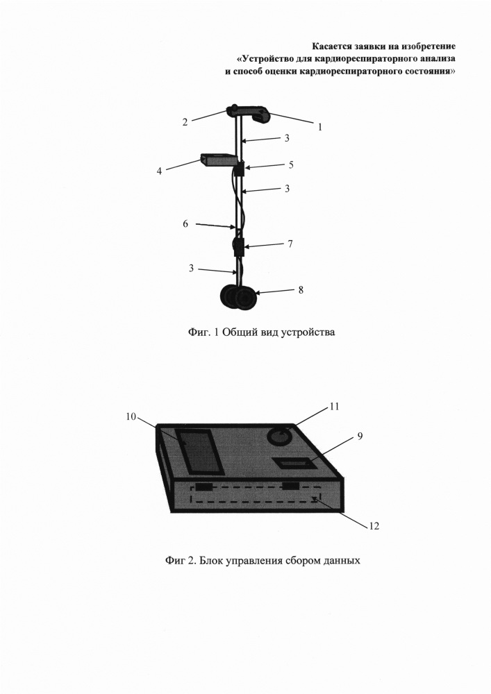 Устройство для кардиореспираторного анализа и способ оценки кардиореспираторного состояния (патент 2637917)