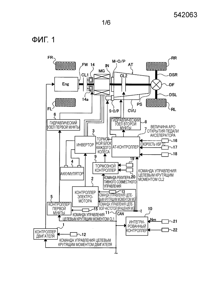 Устройство адаптивного управления для пусковой муфты транспортного средства (патент 2644492)