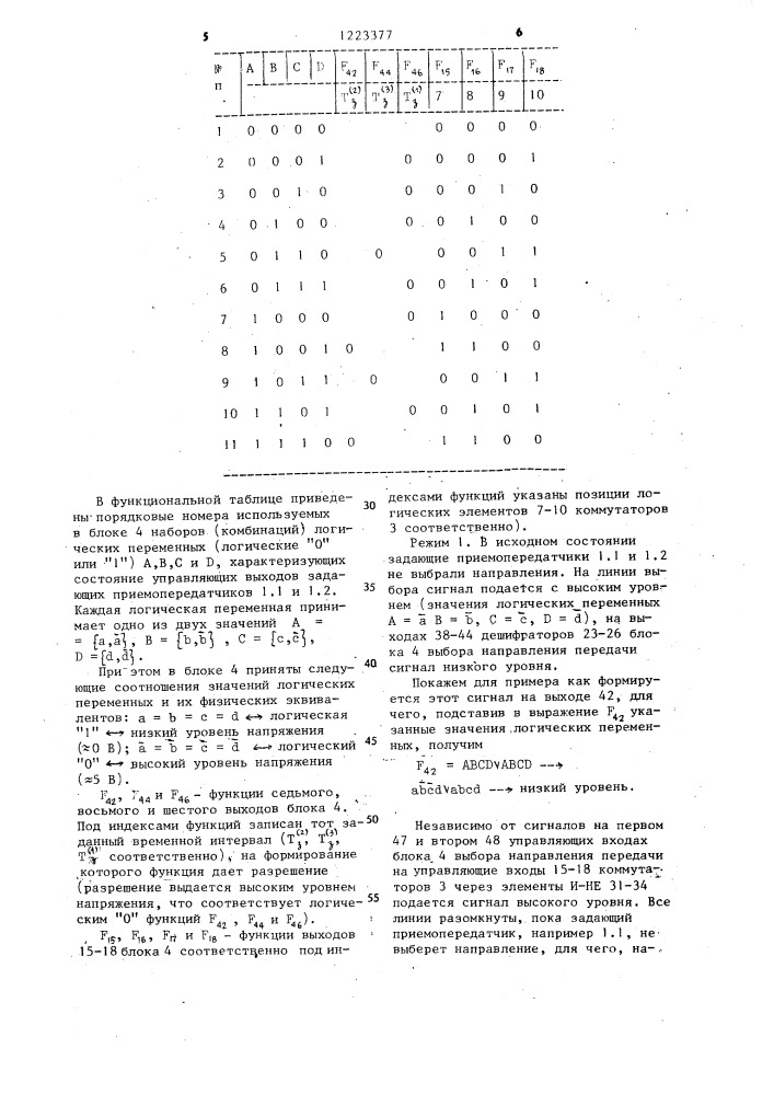 Устройство для контроля проводных каналов связи (патент 1223377)