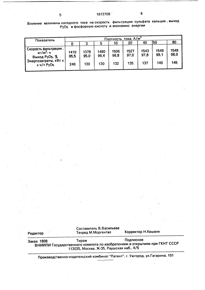 Способ получения фосфорной кислоты (патент 1813708)