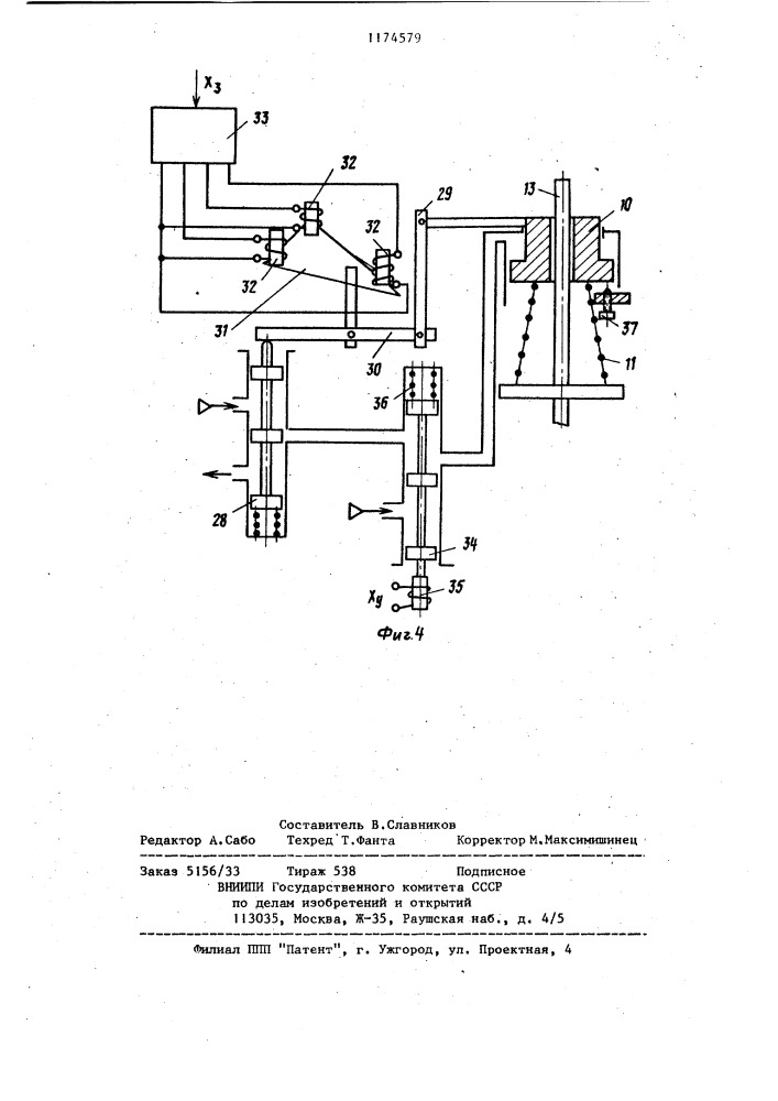 Способ резервирования электрогидравлической системы регулирования частоты вращения и устройство для его осуществления (патент 1174579)