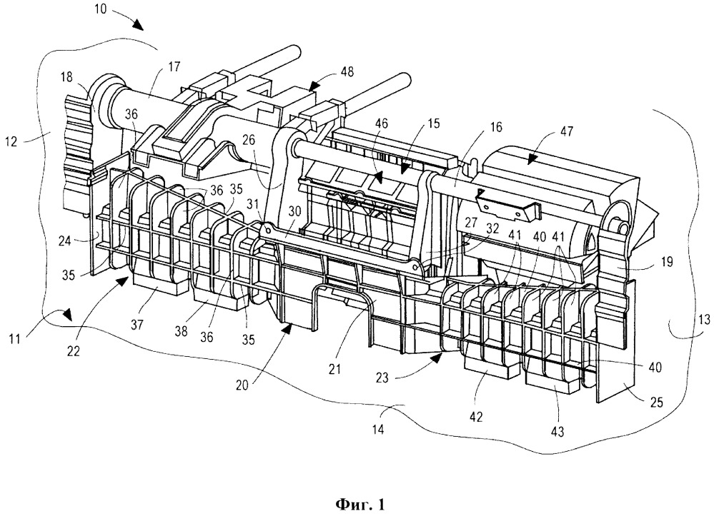 Конструкционная опора с встроенным напольным воздуховодом для транспортного средства (патент 2658507)