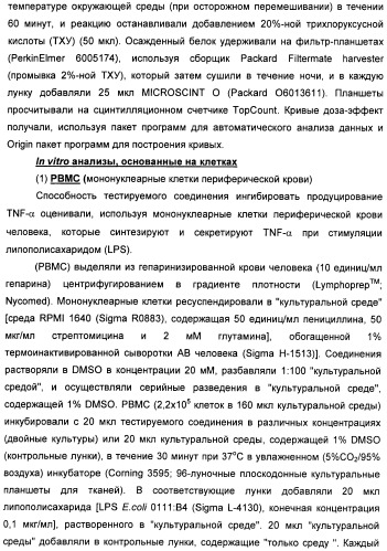 Производные амидов, несущие циклопропиламинокарбонильный заместитель, пригодные в качестве ингибиторов цитокинов (патент 2382028)
