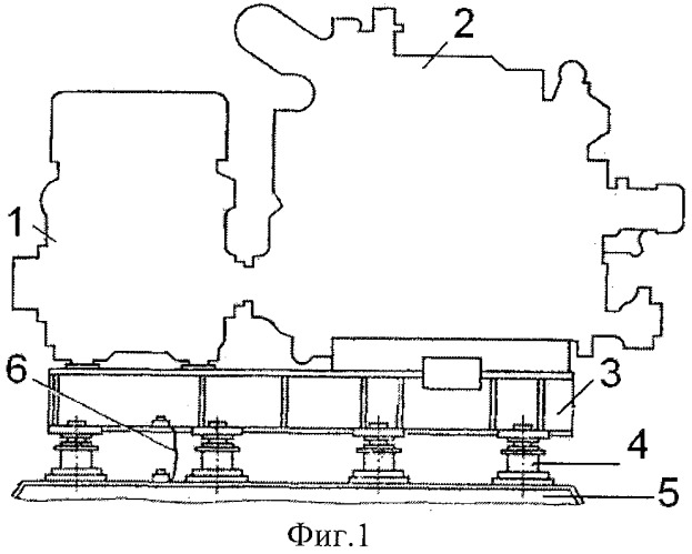 Система виброизоляции для судовой энергетической установки (патент 2410584)