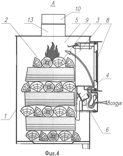 Печь (патент 2429419)
