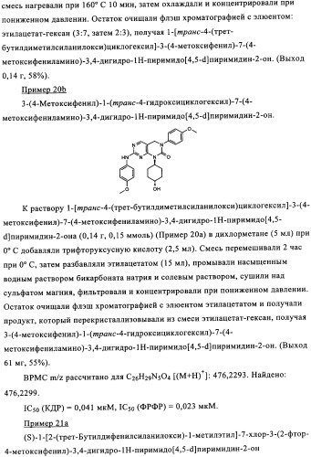 Пиримидиновые соединения, обладающие свойствами селективного ингибирования активности кдр и фрфр (патент 2350617)