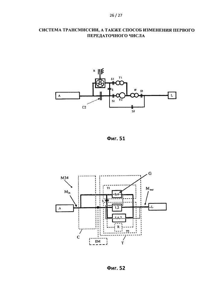 Система трансмиссии, а также способ изменения первого передаточного числа (патент 2620633)