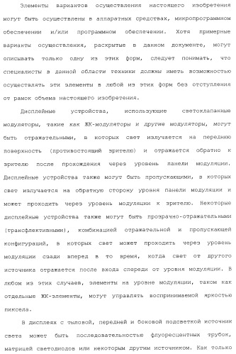 Способы и системы для управления источником исходного света дисплея с обработкой гистограммы (патент 2456679)