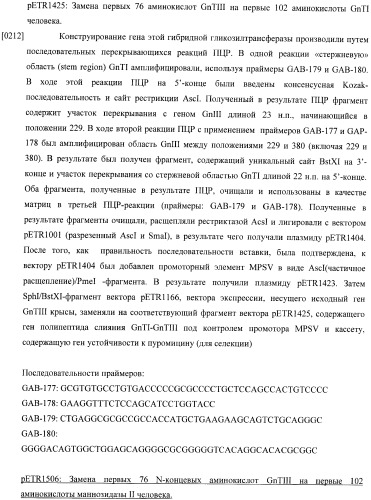 Конструкции слияния и их применение для получения антител с повышенными аффинностью связывания fc-рецептора и эффекторной функцией (патент 2407796)