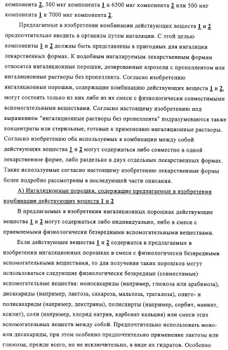 Новые лекарственные композиции на основе новых антихолинергических средств и ингибиторов egfr-киназы (патент 2317828)