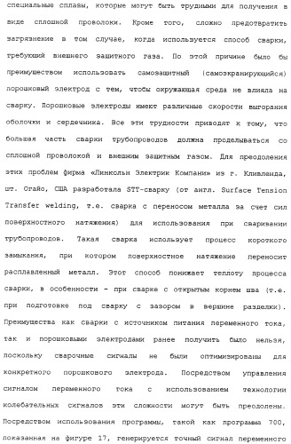 Способ дуговой сварки электродом с порошковым сердечником (патент 2319585)