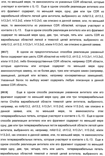 Антитела против интерлейкина-13 человека и их применение (патент 2427589)