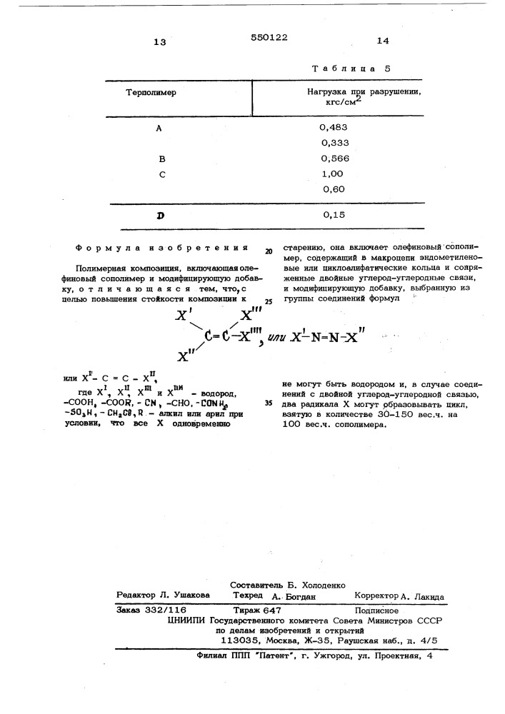 Полимерная композиция (патент 550122)
