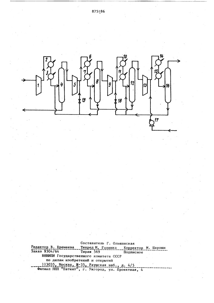 Способ разделения пирогазов (патент 875186)