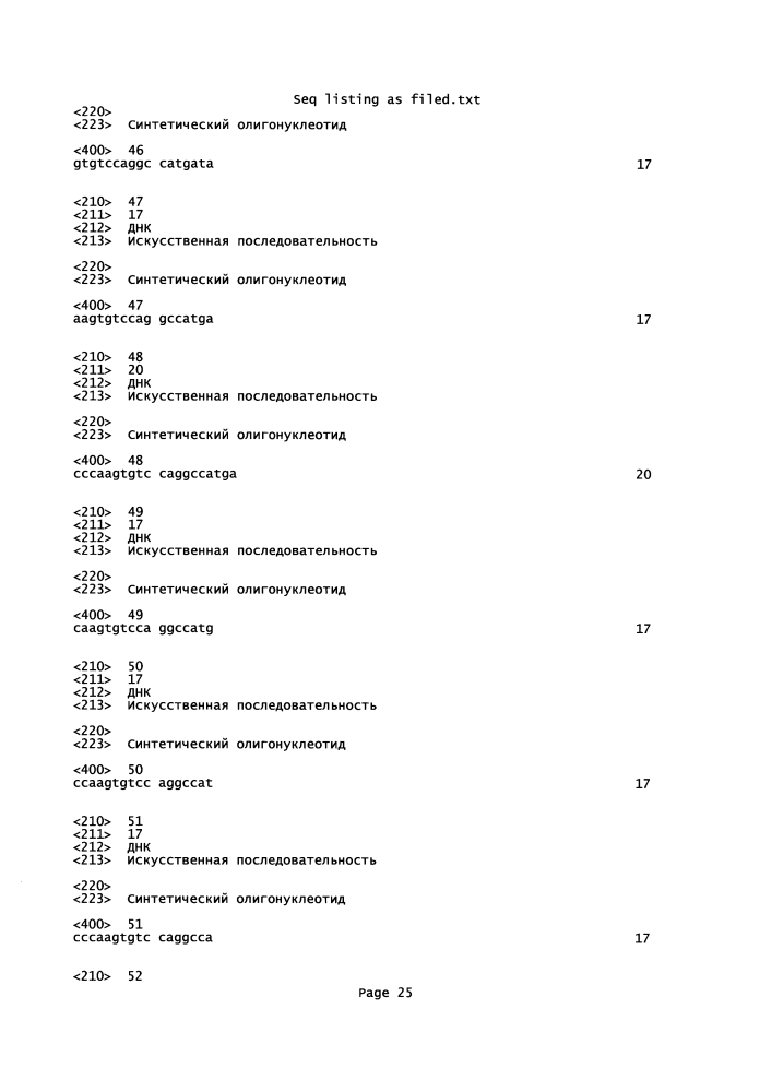 Антисмысловая регуляция экспрессии gcgr (патент 2598709)