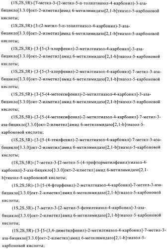 Соединения 3-аза-бицикло[3.3.0]октана (патент 2471796)