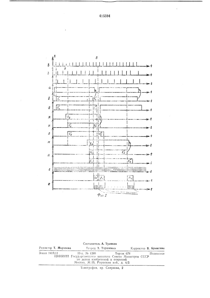 Патент ссср  415594 (патент 415594)