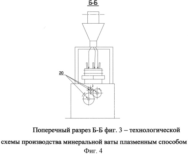 Плазменный способ получения минеральной ваты и установка для его осуществления (патент 2533565)