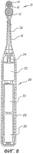 Зубная щетка, обеспечиваемая энергией (варианты) (патент 2309704)