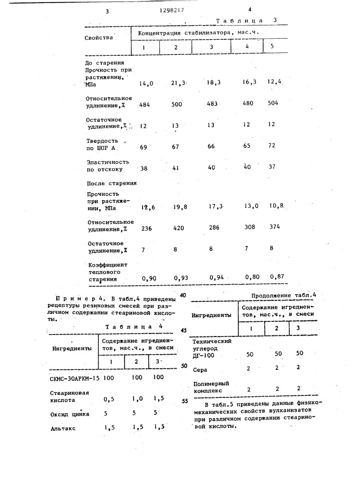 Резиновая смесь на основе бутадиенметилстирольного каучука (патент 1298217)