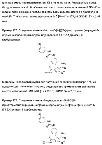 Производные пирролотриазина, применимые для лечения гиперпролиферативных нарушений и заболеваний, связанных с ангиогенезом (патент 2401269)