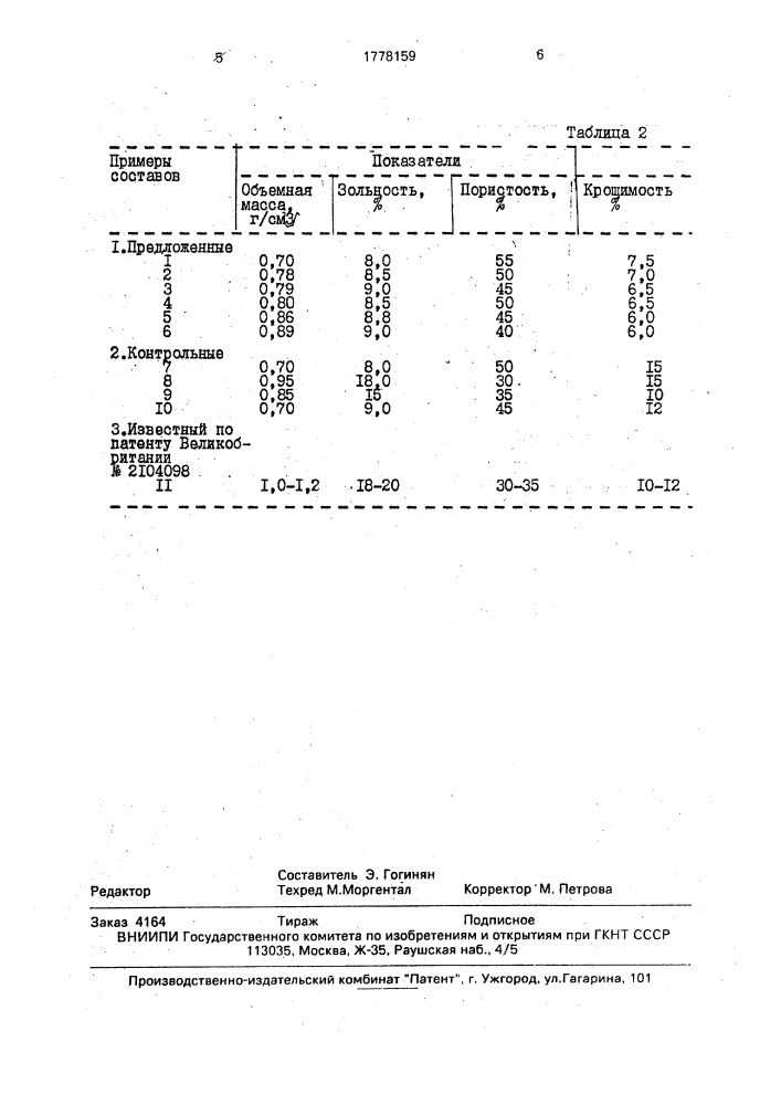 Состав для получения брикетированного топлива (патент 1778159)