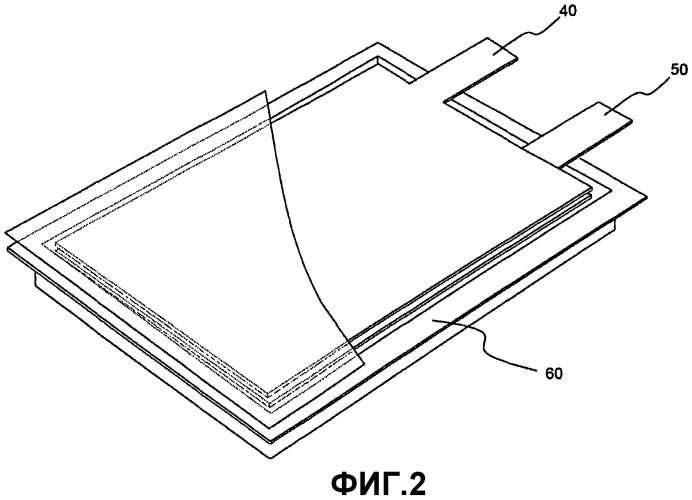 Литиевая вторичная батарея с высокой мощностью (патент 2315395)