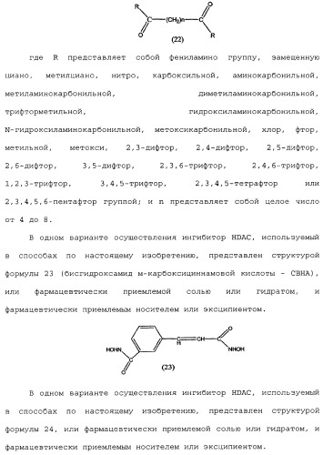 Способы лечения рака с использованием ингибиторов hdac (патент 2356547)