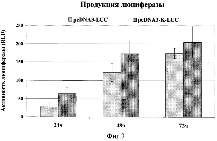 Экспрессионный вектор для синтеза белков в клетках млекопитающих (патент 2364627)