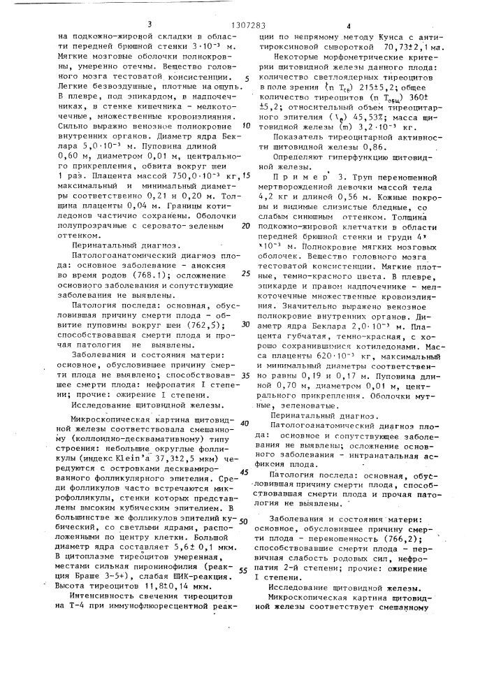 Способ определения функциональной активности щитовидной железы (патент 1307283)