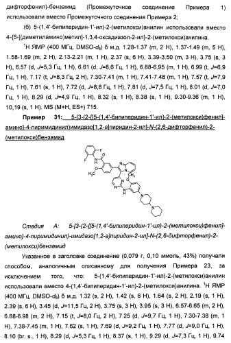 Имидазопиридиновые ингибиторы киназ (патент 2469036)