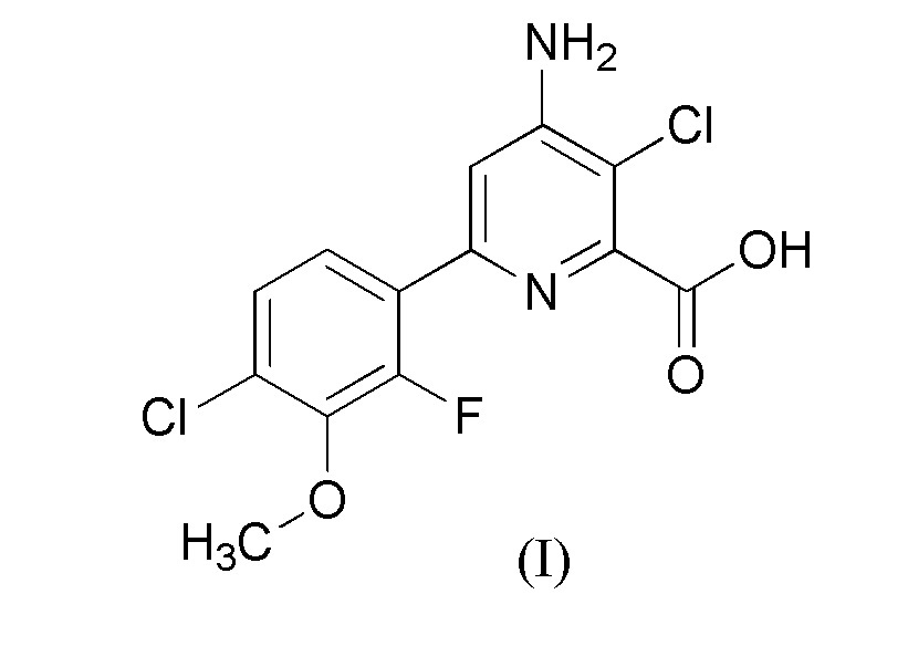 Гербицидная композиция, содержащая 4-амино-3-хлор-6-(4-хлор-2-фтор-3-метоксифенил)пиридин-2-карбоновую кислоту, флуроксипир и феноксиауксины (патент 2662284)