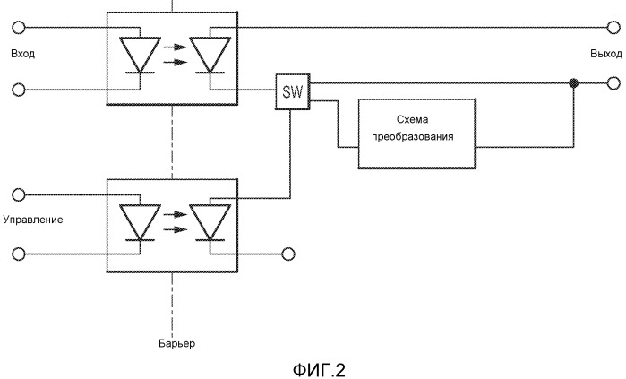 Схема опторазвязки (патент 2549203)