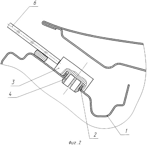 Конструкция крепления заднего стекла в легковом автомобиле (патент 2300469)