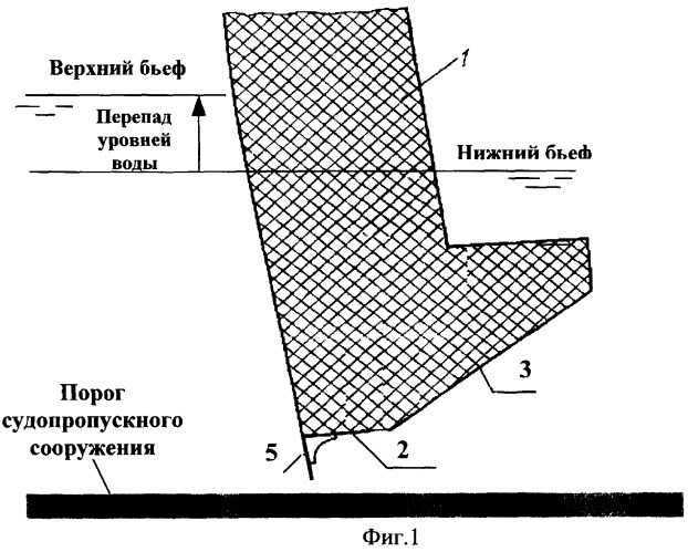 Плавучий затвор судопропускного сооружения (батопорт) (патент 2288319)