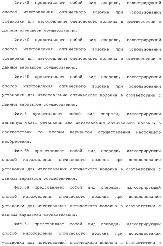 Установка для изготовления оптического волокна и способ изготовления оптического волокна (патент 2482078)