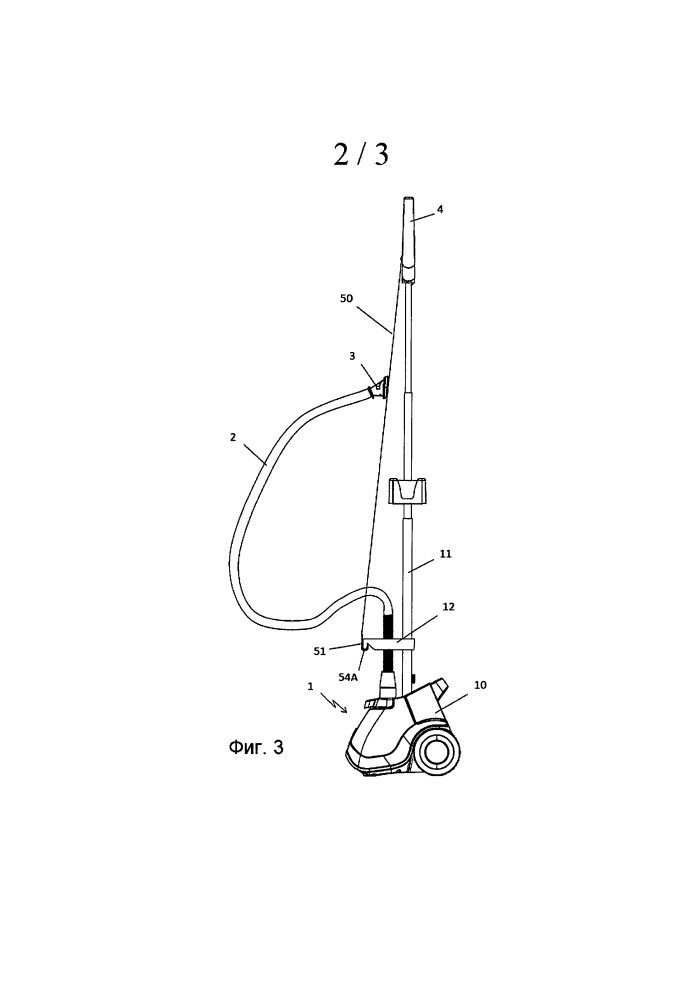 Паровой гладильный аппарат с паровой щеткой (патент 2608685)